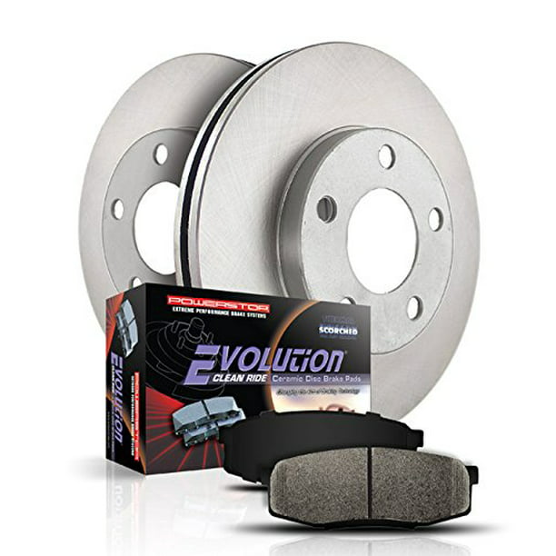 Autospecialty KOE6782 Daily Driver 1-Click OE Replacement Front/Rear Brake Kit 